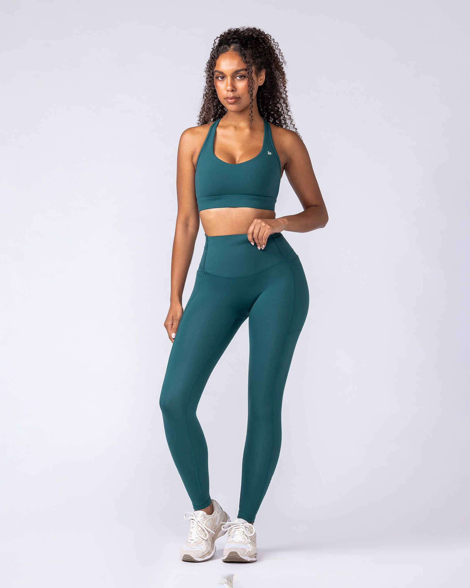 Muscle Nation Sports Bras Elite Support Bra - Hunter Green