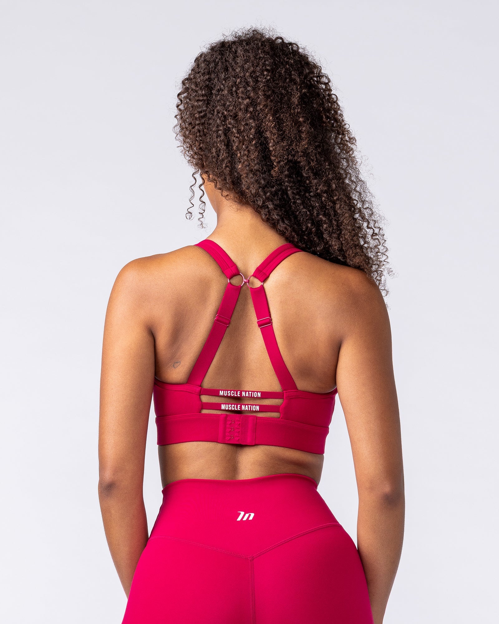 Muscle Nation Sports Bras Elite Support Bra - Wild Berry