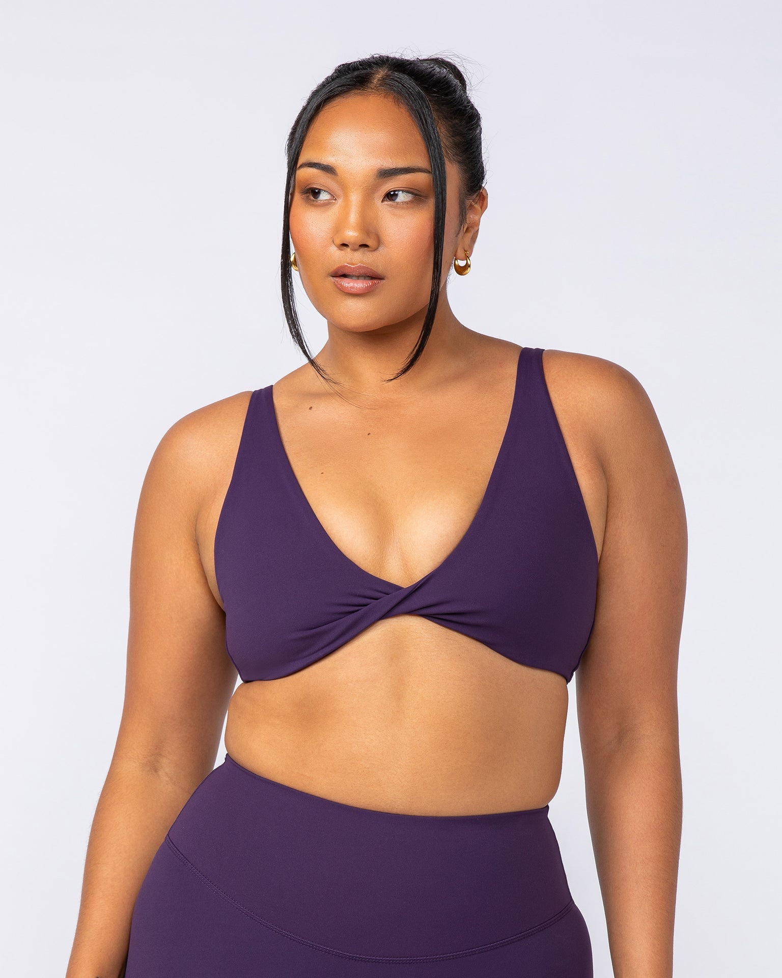 Muscle Nation Sports Bras Embody Bralette - Dark Purple