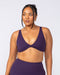 Muscle Nation Sports Bras Embody Bralette - Dark Purple