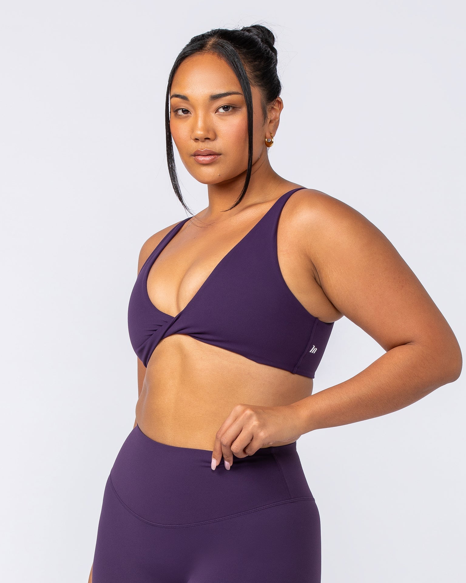 Muscle Nation Sports Bras Embody Bralette - Dark Purple