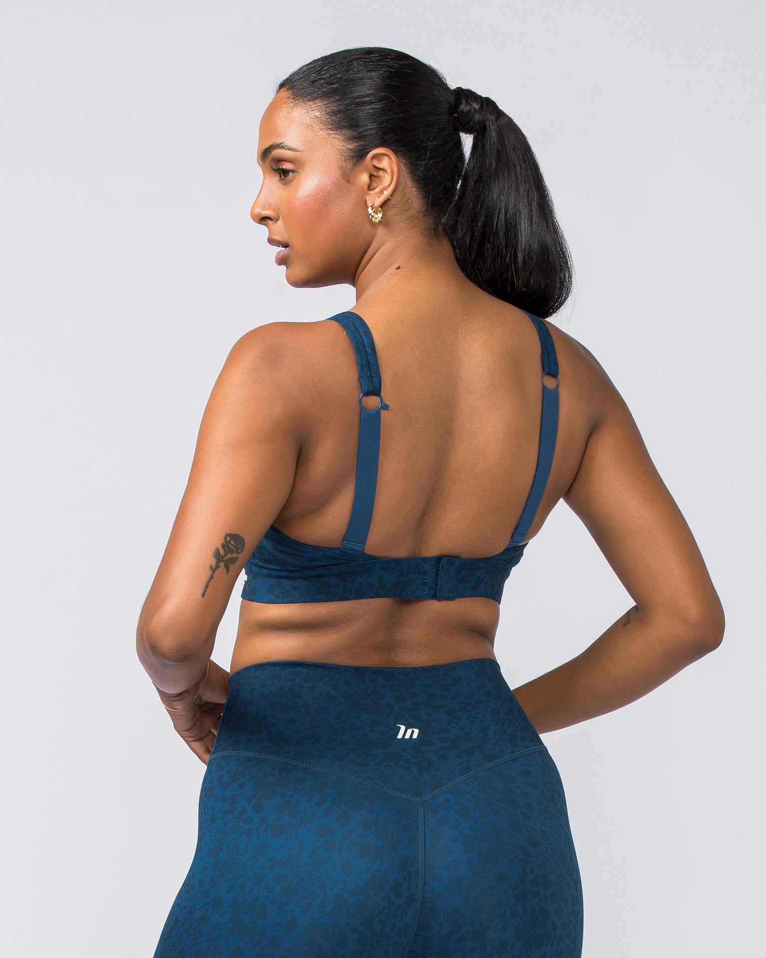 Muscle Nation Sports Bras Enhance Bra - Pacific Abstract Print