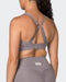 Muscle Nation Sports Bras Enhance Bra - Pearl Grey