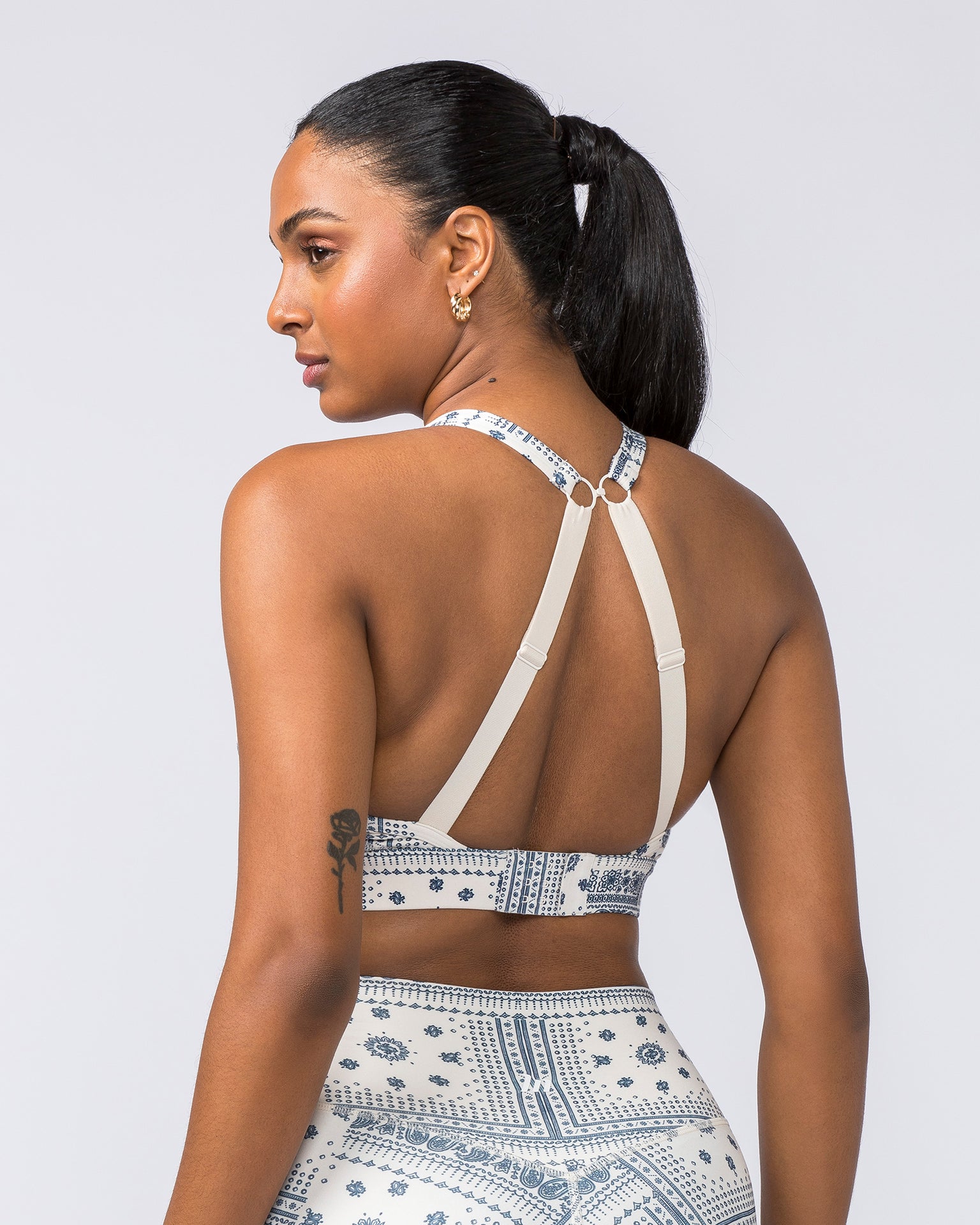 Muscle Nation Sports Bras Enhance Bra - Sahara Paisley Print