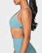 Muscle Nation Sports Bras Essence Vintage Rib Bralette - Washed Harbour