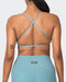 Muscle Nation Sports Bras Essence Vintage Rib Bralette - Washed Harbour