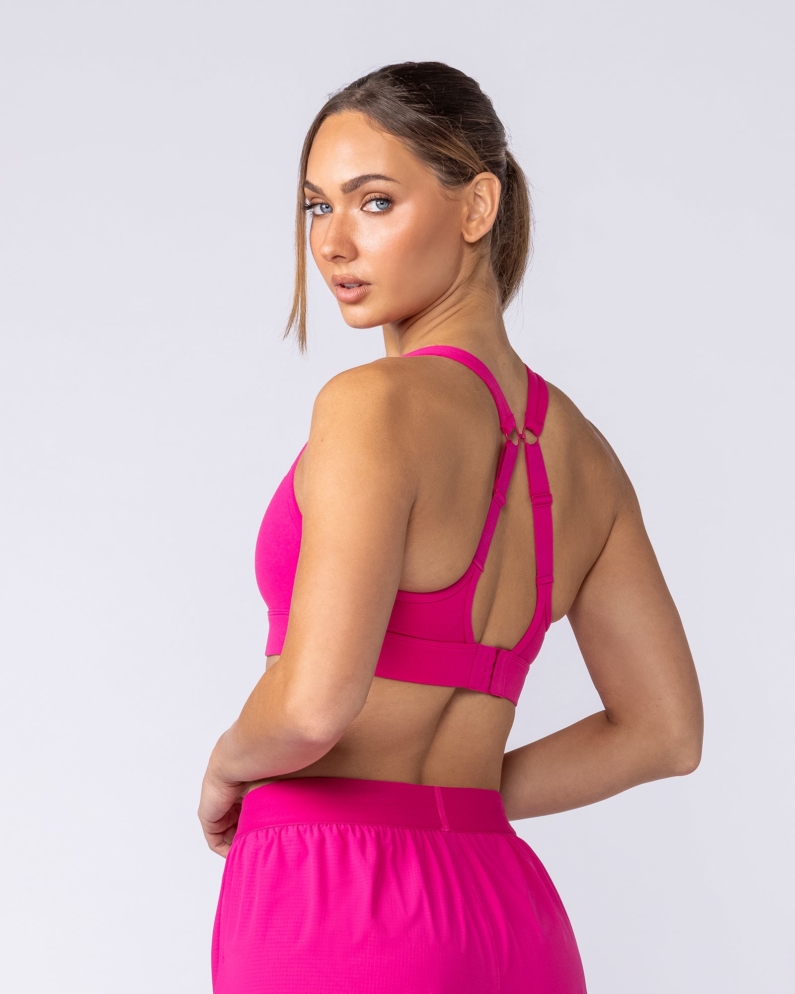 Muscle Nation Sports Bras Everyday Everything Bra - Raspberry