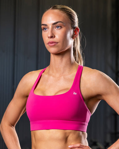 Muscle Nation Sports Bras Everyday Everything Bra - Raspberry