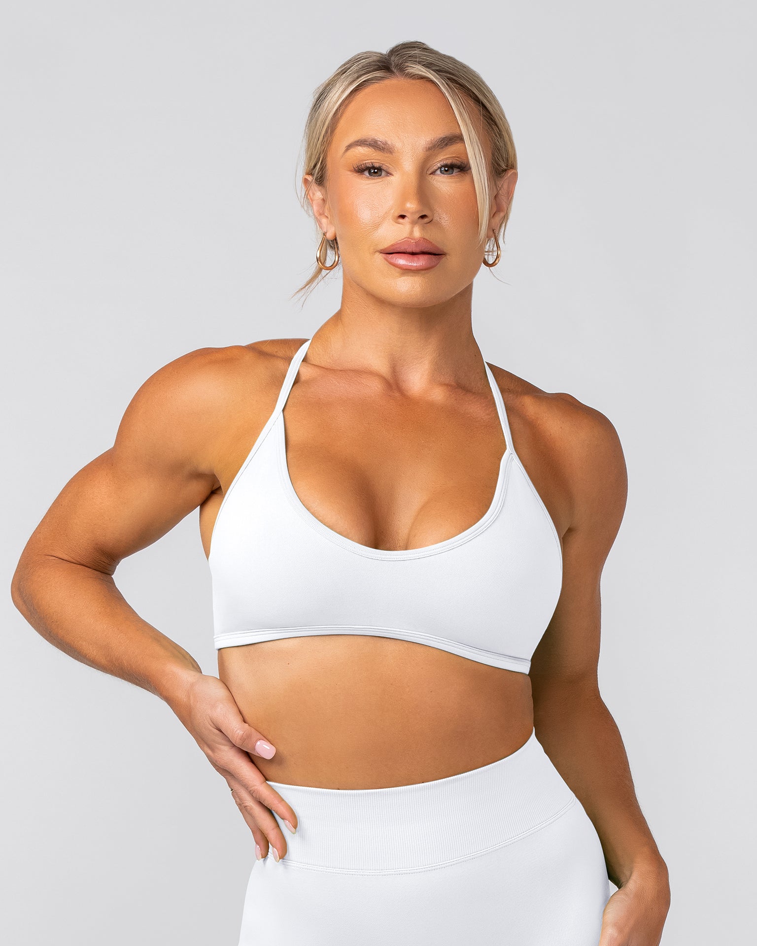 Muscle Nation Sports Bras Everyday Seamless Bralette - Cloud