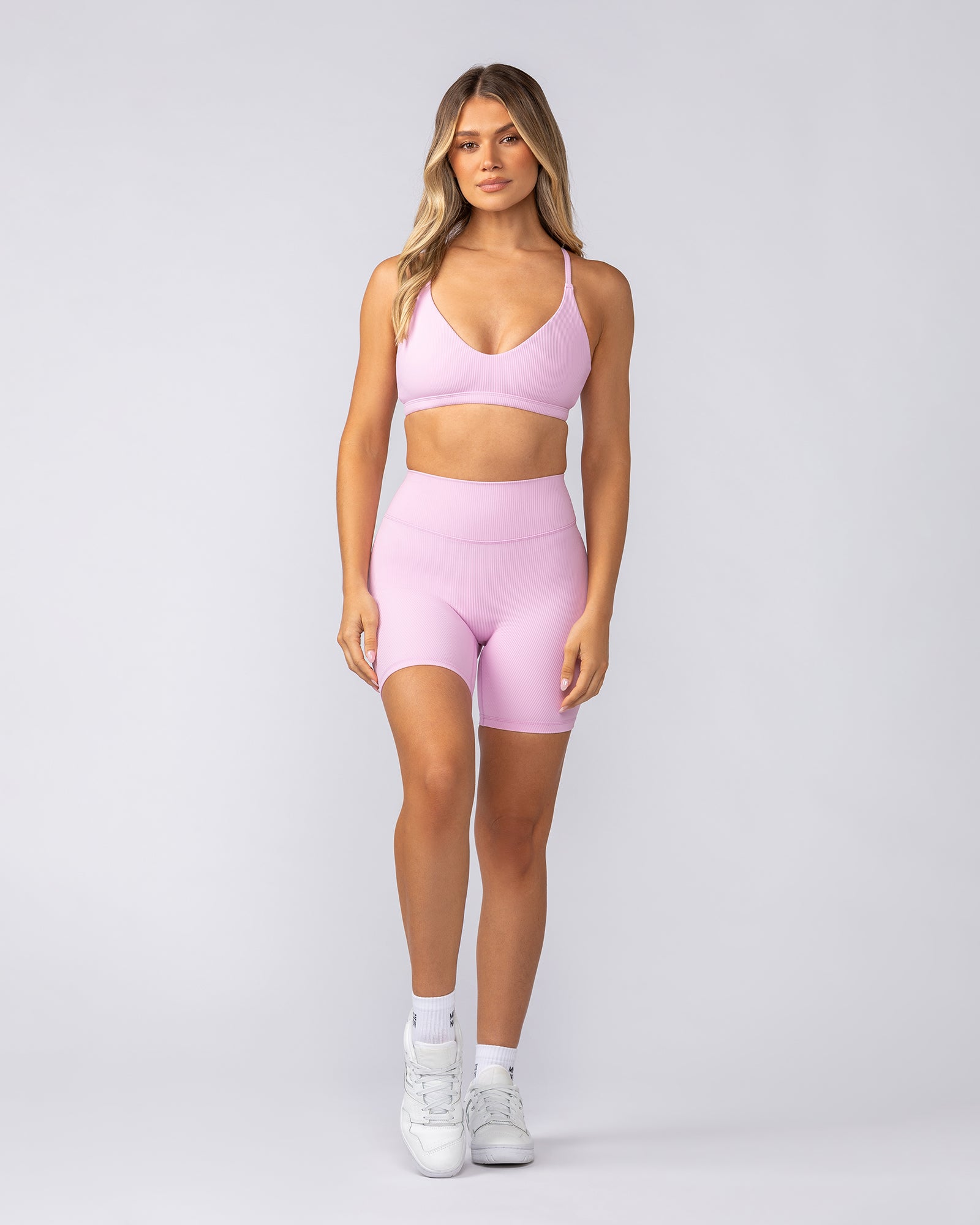 Muscle Nation Sports Bras Fantasy Rib Bralette - Fairy Floss