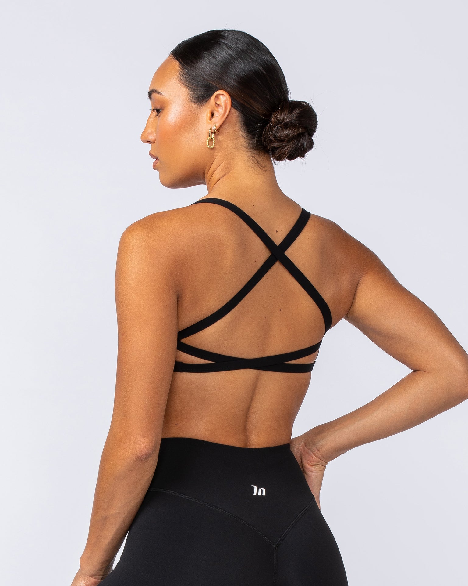 Muscle Nation Sports Bras Freedom Bralette - Black