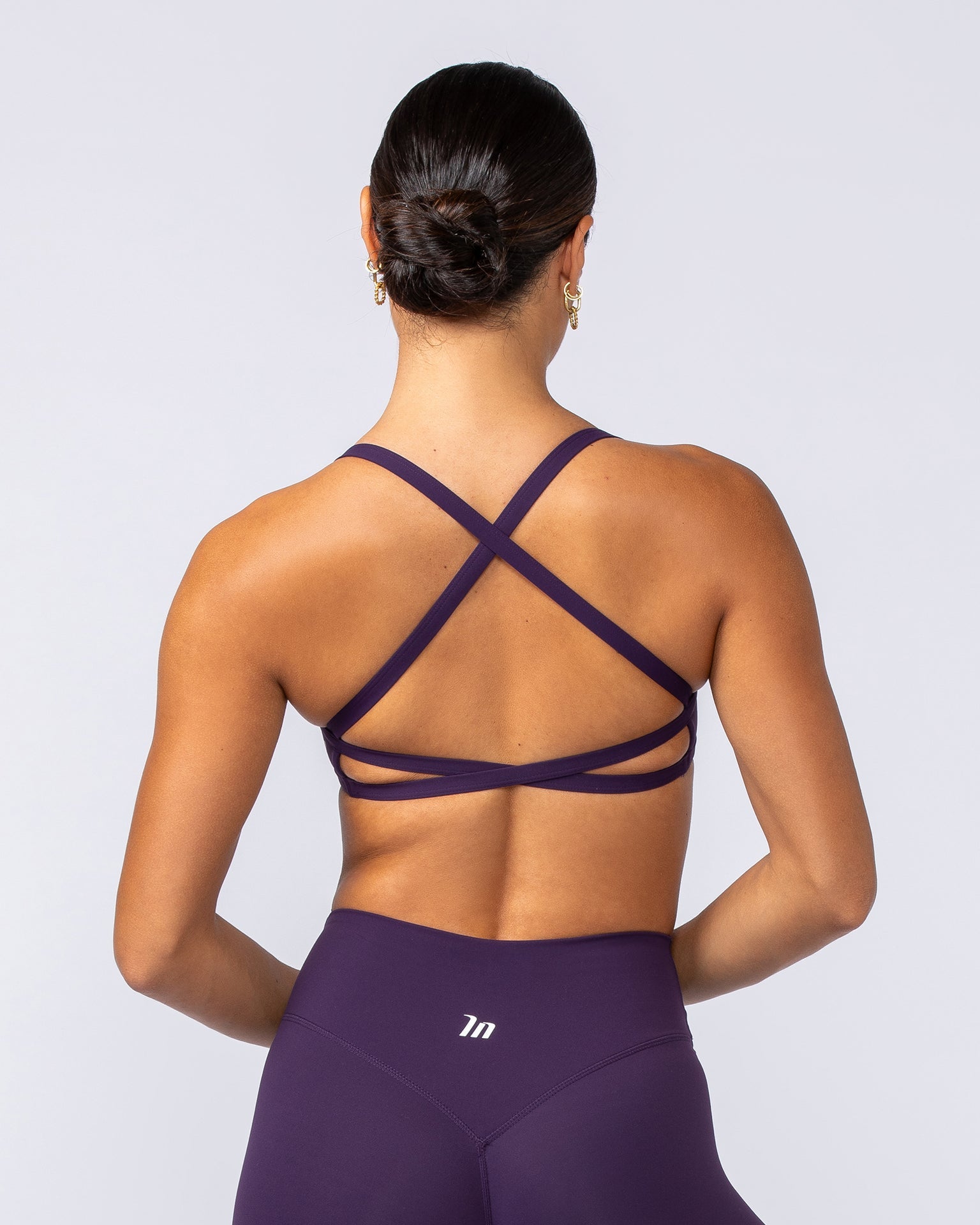 Muscle Nation Sports Bras Freedom Bralette - Dark Purple