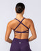 Muscle Nation Sports Bras Freedom Bralette - Dark Purple