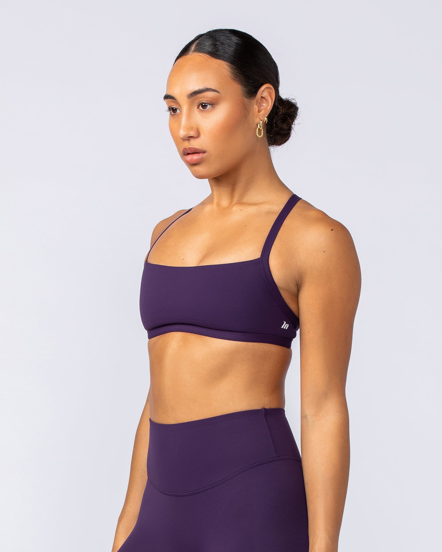 Muscle Nation Sports Bras Freedom Bralette - Dark Purple