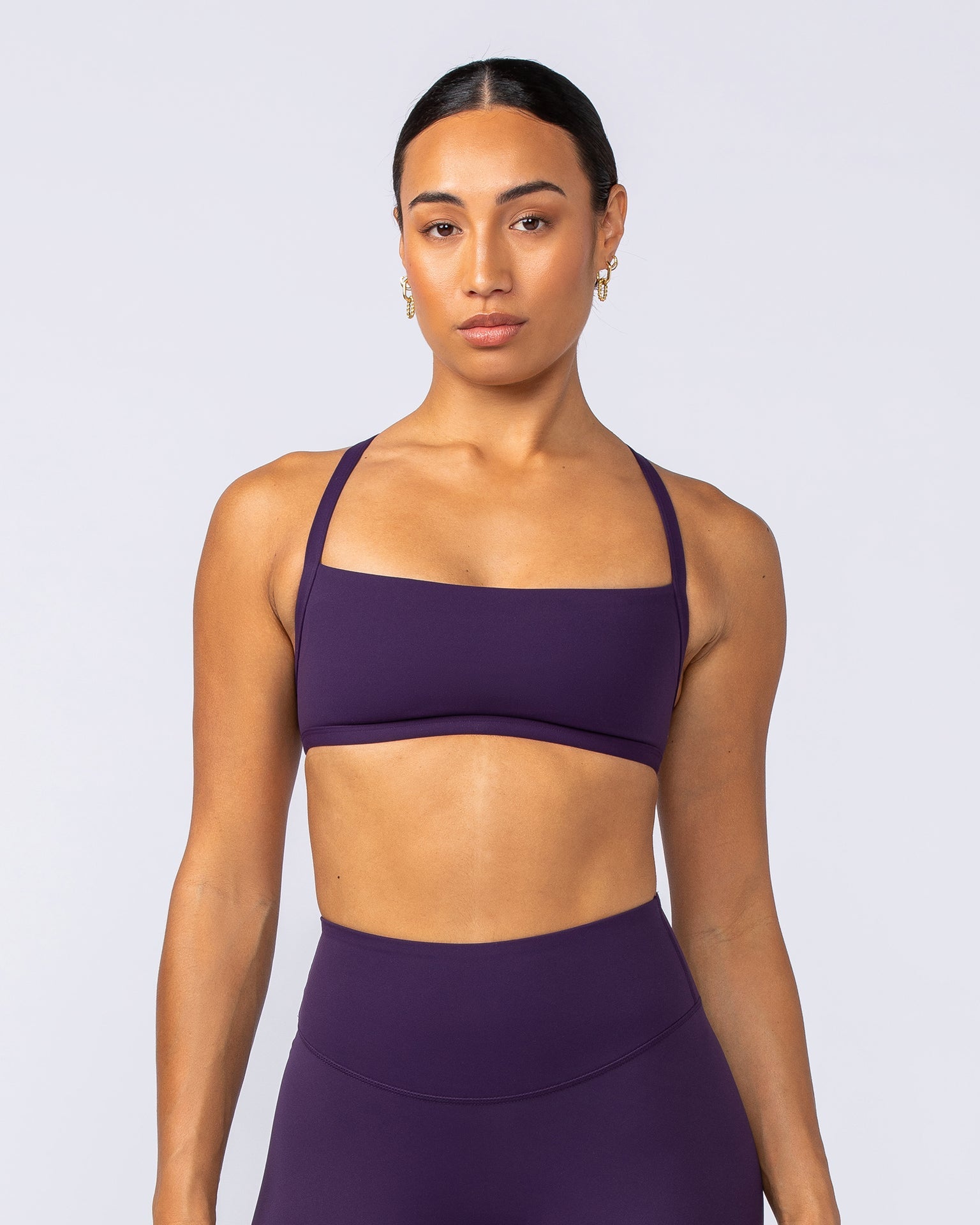 Muscle Nation Sports Bras Freedom Bralette - Dark Purple