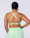 Muscle Nation Sports Bras Freedom Bralette - Lime Splice