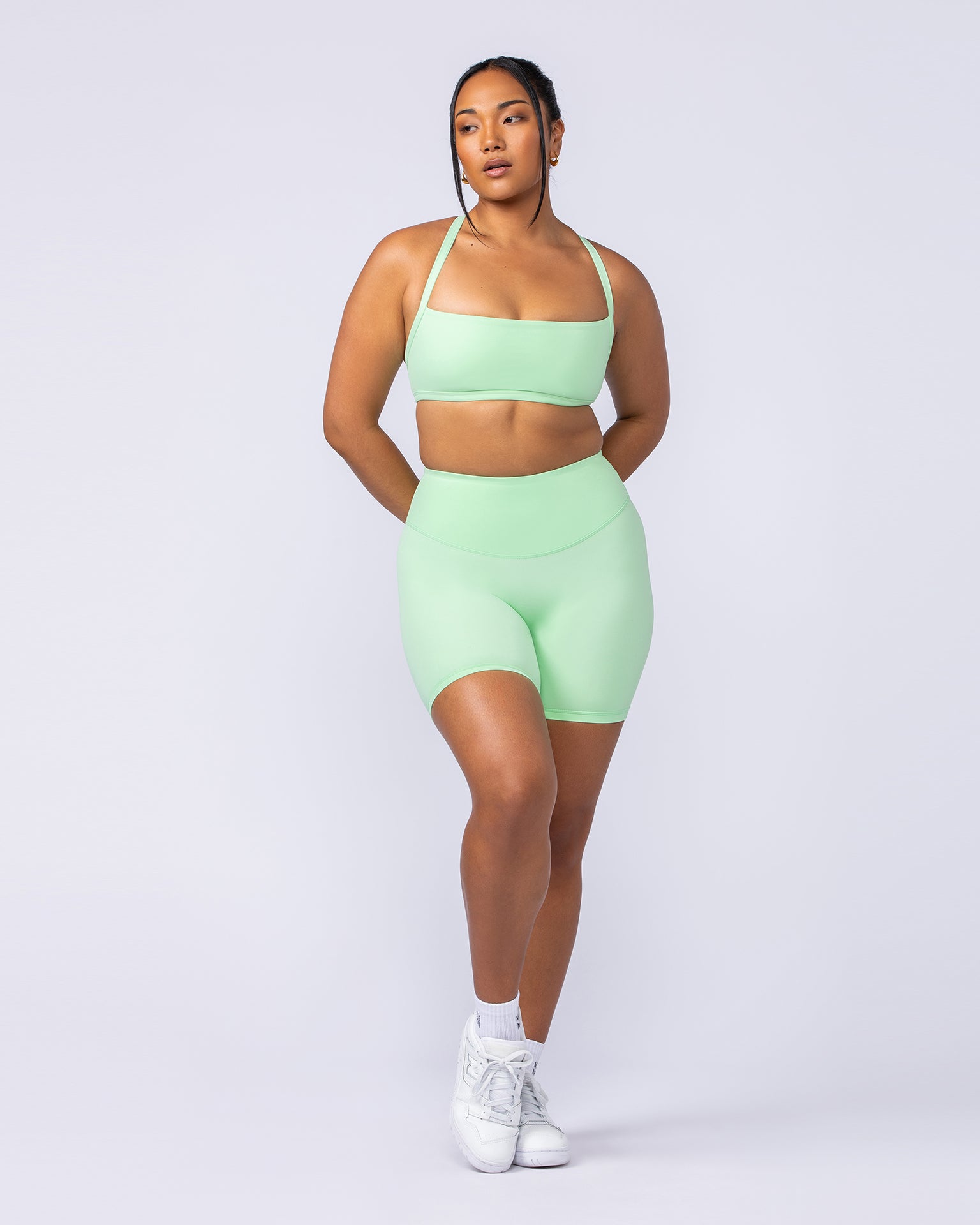 Muscle Nation Sports Bras Freedom Bralette - Lime Splice