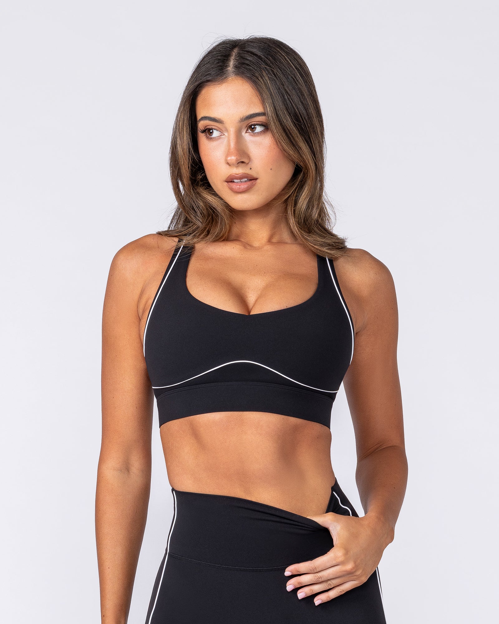 Muscle Nation Sports Bras Full Force Bra - Black