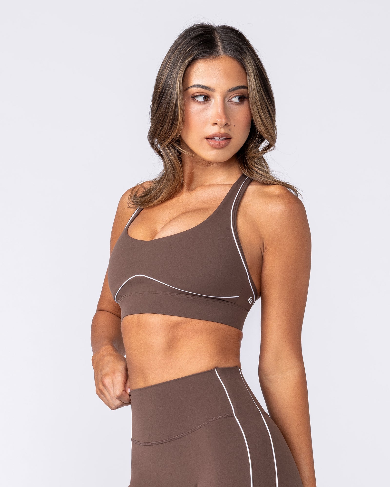 Muscle Nation Sports Bras Full Force Bra - Chestnut