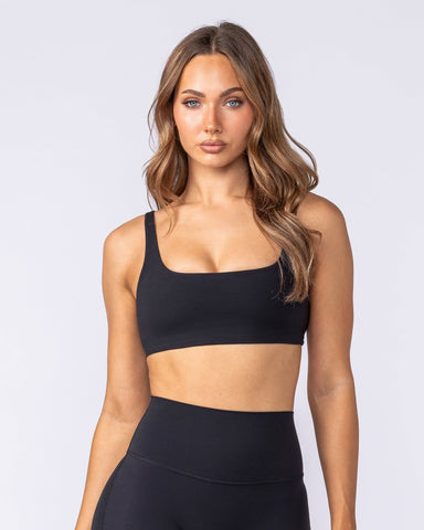Muscle Nation Sports Bras Fundamental Aura Bra - Black