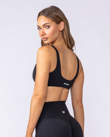 Muscle Nation Sports Bras Fundamental Aura Bra - Black