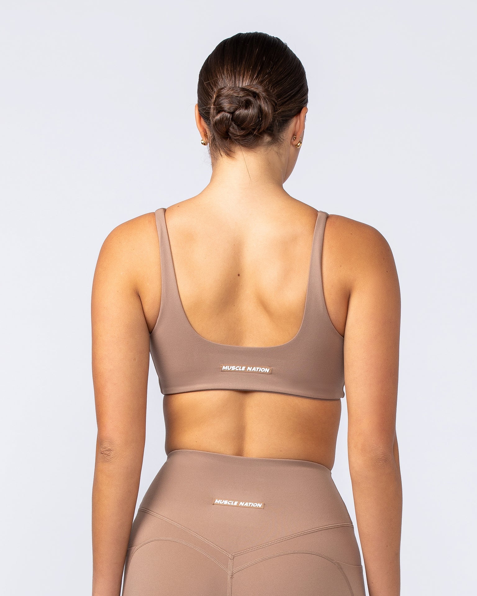 Muscle Nation Sports Bras Fundamental Bra - Cinnamon