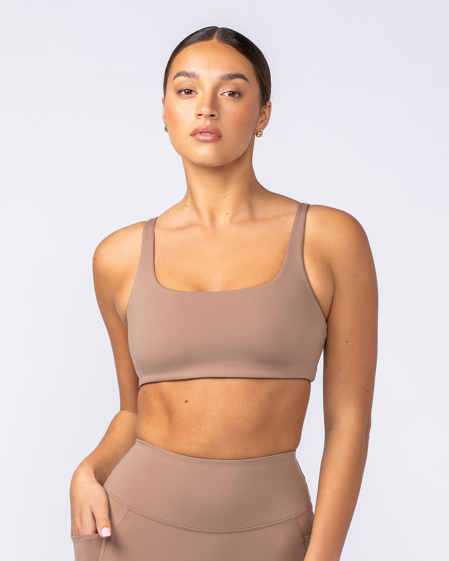 Muscle Nation Sports Bras Fundamental Bra - Cinnamon