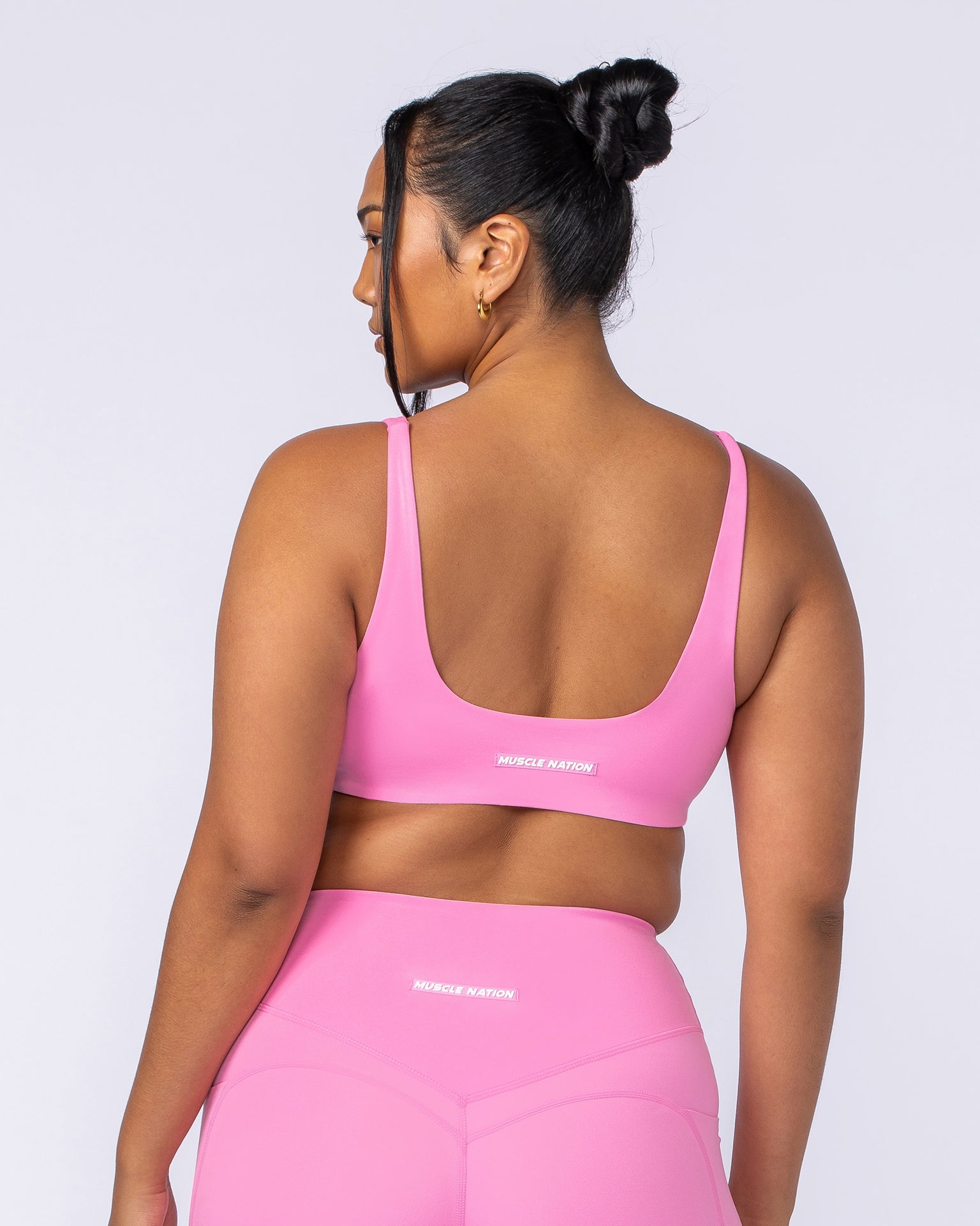 Muscle Nation Sports Bras Fundamental Bra - Hollywood Pink