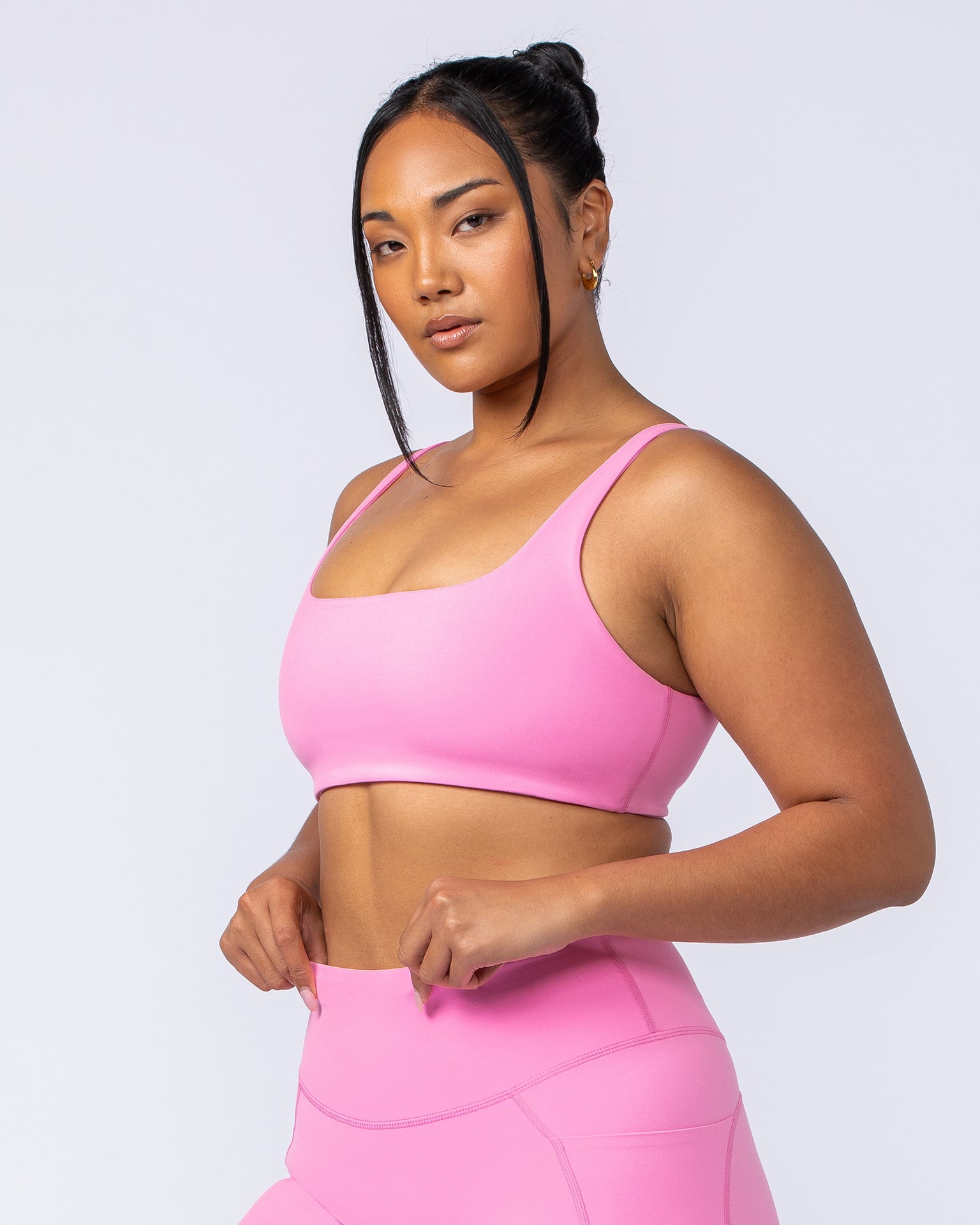 Muscle Nation Sports Bras Fundamental Bra - Hollywood Pink