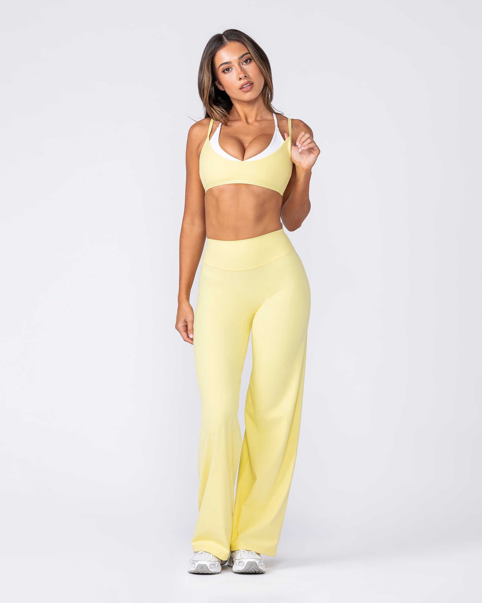 Muscle Nation Sports Bras Heartbreaker Bra - Zesty Lemon