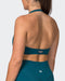 Muscle Nation Sports Bras Hype Halter Bralette - Dark Marine