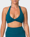 Muscle Nation Sports Bras Hype Halter Bralette - Dark Marine