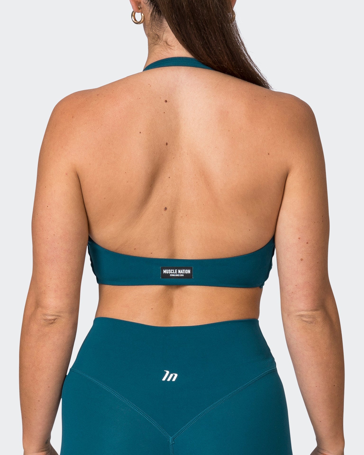 Muscle Nation Sports Bras Hype Halter Bralette - Dark Marine
