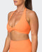 Muscle Nation Sports Bras Hype Halter Bralette - Papaya