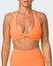 Muscle Nation Sports Bras Hype Halter Bralette - Papaya