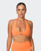 Muscle Nation Sports Bras Hype Halter Bralette - Papaya