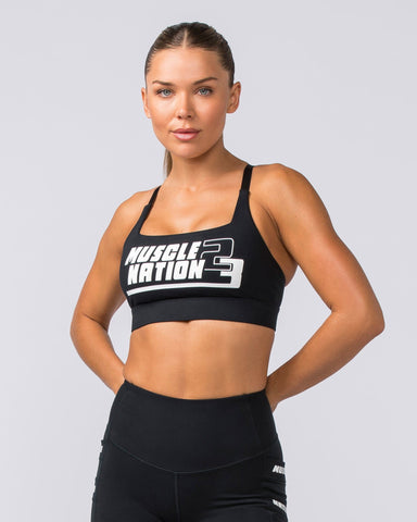 Muscle Nation Sports Bras Ignite Bra - Black