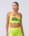 Muscle Nation Sports Bras Ignite Bra - Cyber Lime