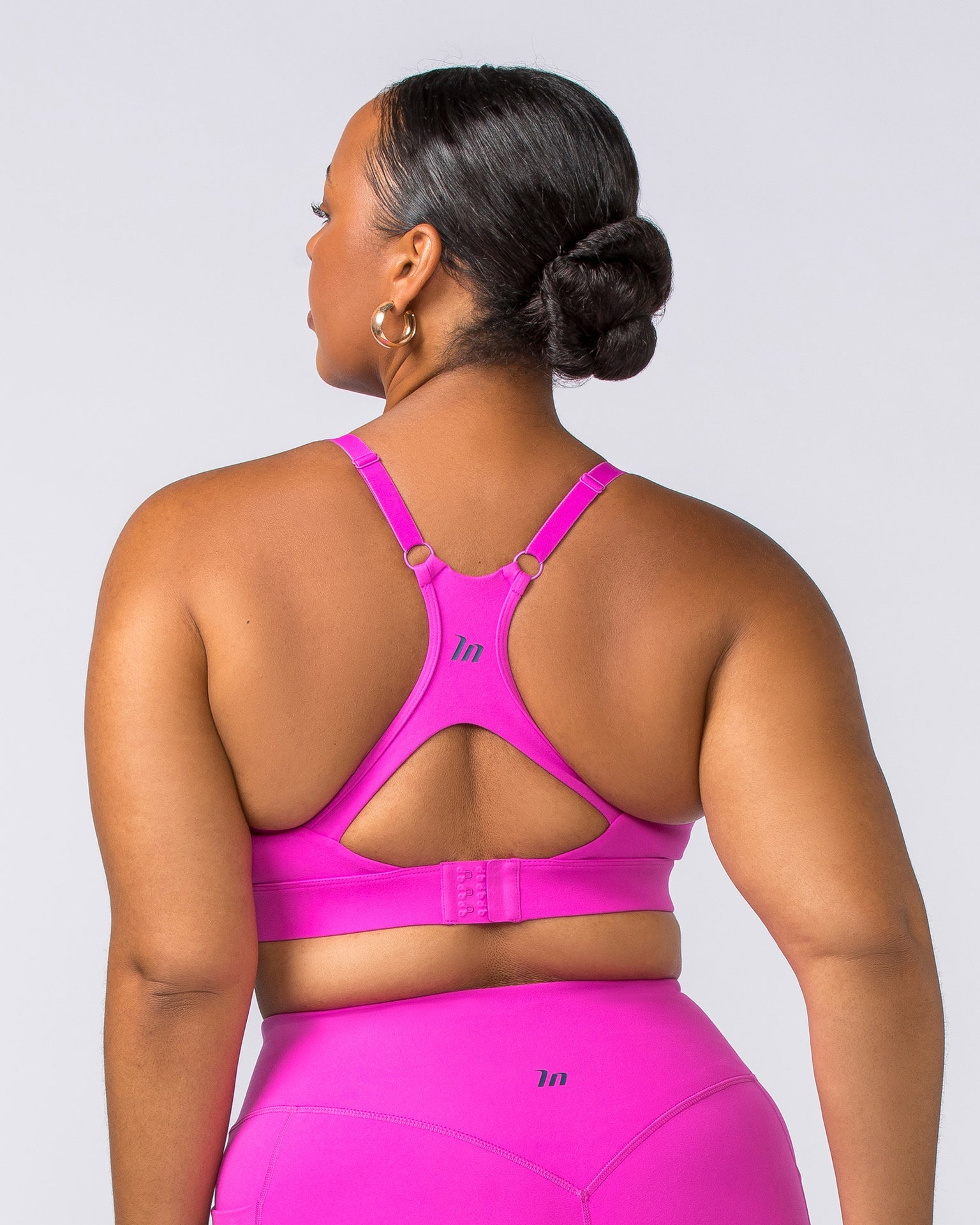 Muscle Nation Sports Bras Ignite Bra - Hyper Fuchsia