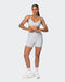 Muscle Nation Sports Bras Levitate Rib Bralette - Quiet Grey Marl