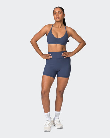 Muscle Nation Sports Bras Levitate Vintage Rib Bralette - Washed Spellbound