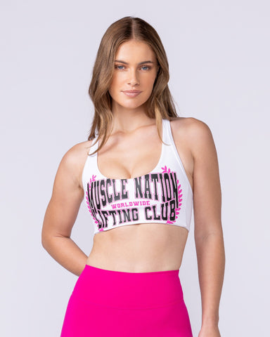 Muscle Nation Sports Bras Lift Bra - White