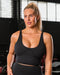 Muscle Nation Sports Bras Limitless Longline Bra - Black