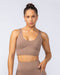 Muscle Nation Sports Bras Limitless Longline Bra - Cinnamon