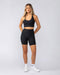 Muscle Nation Sports Bras Lover Longline Rib Bra - Black