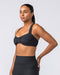 Muscle Nation Sports Bras Lush Rib Bralette - Black