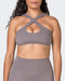Muscle Nation Sports Bras Luxe Bralette - Pearl Grey