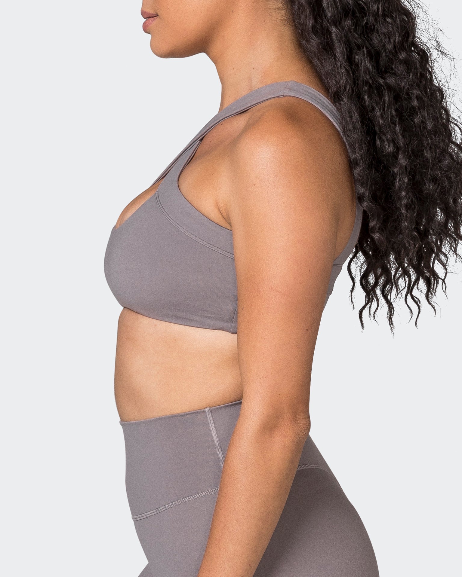 Muscle Nation Sports Bras Luxe Bralette - Pearl Grey