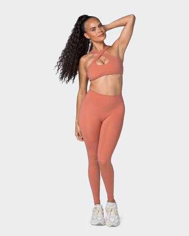 Muscle Nation Sports Bras Luxe Bralette - Powdered Pink