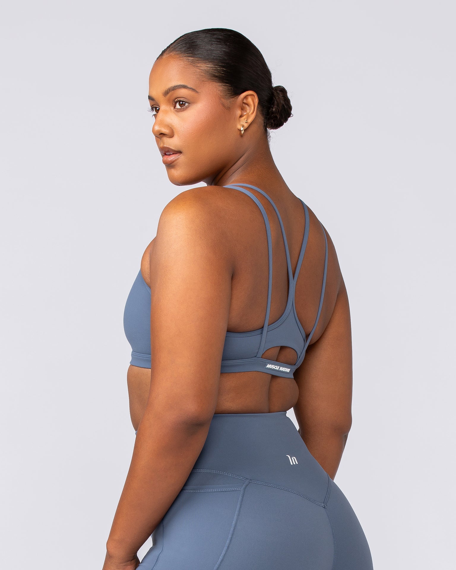 Muscle Nation Sports Bras Pace It Bra - Arctic